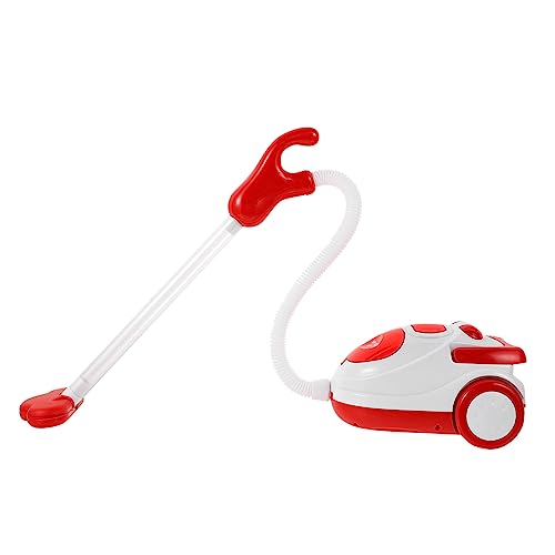 VICASKY 1stk Simulation Kleinkinder Miniatur Vakuum Lernspielzeug Für Pädagogisches Kinderspielzeug Putzen Zappeln Rot Plastik von VICASKY