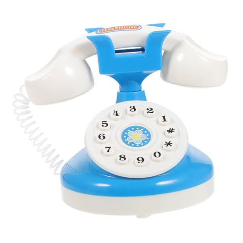 VICASKY 1stk Simuliertes Telefon Hausspielzeug Chatter Telefon Drehtelefon Kinderspielzeug Mit Wählscheibe Retro- Plastik VICASKY 1stk Simuliertes Telefon Hausspielzeug Chatter Telefon Drehtelefon Kinderspielzeug Mit Wählscheibe Retro- Plastik von VICASKY