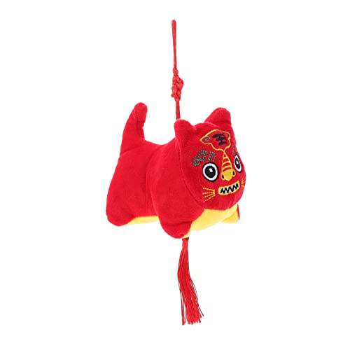 VICASKY 1stk Sternzeichen Tiger Plüsch-Tiger Cartoon-Puppe-anhänger Tiger-anhänger Tigerpuppe Einzugsgeschenk Neujahr Tigerdekor Puppendekor Pp Baumwolle Rot VICASKY 1stk Sternzeichen Tiger Plüsch-Tiger Cartoon-Puppe-anhänger Tiger-anhänger Tigerpuppe Einzugsgeschenk Neujahr Tigerdekor Puppendekor Pp Baumwolle Rot von VICASKY