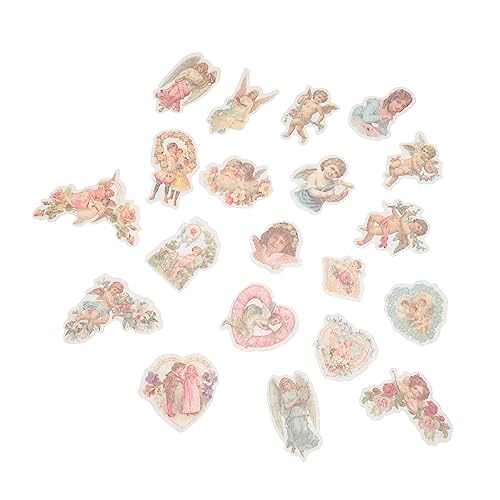VICASKY Schickes Scrapbook-Papier-aufkleberpaket „Little Angel“ Aufkleber Journal Dekoratives Scrapbooking-Material VICASKY Schickes Scrapbook-Papier-aufkleberpaket „Little Angel“ Aufkleber Journal Dekoratives Scrapbooking-Material von VICASKY