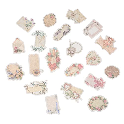 VICASKY 2 Boxen Vintage Sammelalbum Aufkleber Ästhetischen Aufkleber Scrapbooking Klebstoff Tagebuch Dekorative Aufkleber von VICASKY