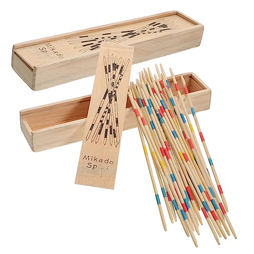 VICASKY 2 Boxen Spielstock aus Holz pädagogische Stöcke Spiele mit Stöcken hölzern Bunt Zufällige Farbe VICASKY 2 Boxen Spielstock aus Holz pädagogische Stöcke Spiele mit Stöcken hölzern Bunt Zufällige Farbe von VICASKY