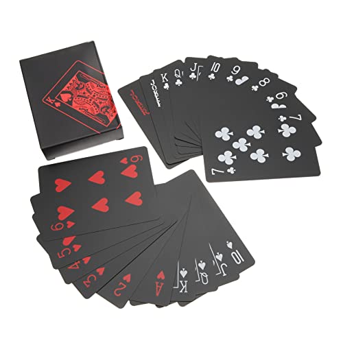 VICASKY Lustiges Spiel für Game Carnival 2 Spieler Pokerkarten PVC Rechteckige Kartenspiele Unterhaltsames Kartenset von VICASKY