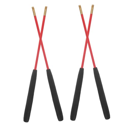 VICASKY Diabolostäbe 2 Paar - Handstab Diabolo Kupfer Fiberglas Stab 44 5cm Länge Zum Jonglieren VICASKY Diabolostäbe 2 Paar - Handstab Diabolo Kupfer Fiberglas Stab 44 5cm Länge Zum Jonglieren von VICASKY