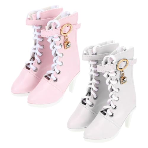 VICASKY 2 Paar Schuhe Mit Hohen Schuhen Prinzessin Verkleiden Sich Miniatur-anziehschuhe Prinzessinnen-anziehschuhe Schuhregal-miniaturen Mini-Prinzessin-Schuhe Pu VICASKY 2 Paar Schuhe Mit Hohen Schuhen Prinzessin Verkleiden Sich Miniatur-anziehschuhe Prinzessinnen-anziehschuhe Schuhregal-miniaturen Mini-Prinzessin-Schuhe Pu von VICASKY