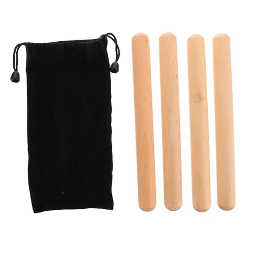 VICASKY 2 Paare Rhythmusstäbe aus Naturholz mit Tragetasche Langlebige Percussion Instrumente für Fördert Rhythmusgefühl Sicher und Robust Musikspielzeug Geschenk VICASKY 2 Paare Rhythmusstäbe aus Naturholz mit Tragetasche Langlebige Percussion Instrumente für Fördert Rhythmusgefühl Sicher und Robust Musikspielzeug Geschenk von VICASKY