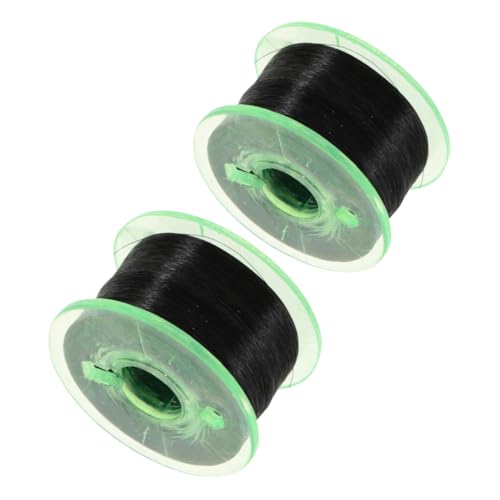 VICASKY 2 Rollen Saiten Magische Requisiten Zauberer Requisiten Bühnenzubehör Zauberer-Set Trickartikel Trick-Requisiten Zubehör für Zaubertricks Illusionsrequisiten Plastik Black von VICASKY