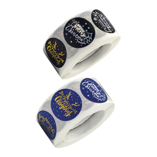 VICASKY 2 Rollen Weihnachtsaufkleber Weihnachtsdekoration Cartoon Aufkleber Weihnachtsplüschtiere Nagelaufkleber Tags Versiegelungsaufkleber Kupferplattenaufkleber VICASKY 2 Rollen Weihnachtsaufkleber Weihnachtsdekoration Cartoon Aufkleber Weihnachtsplüschtiere Nagelaufkleber Tags Versiegelungsaufkleber Kupferplattenaufkleber von VICASKY