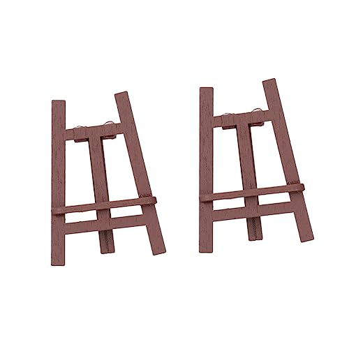 VICASKY 2 Stück Miniatur-staffeleien Für Puppenhäuser Miniatur-staffeleien Aus Holz Galerie-Requisiten Leicht Und Für Rollenspiele Und Als Schreibtisch-Dekoration VICASKY 2 Stück Miniatur-staffeleien Für Puppenhäuser Miniatur-staffeleien Aus Holz Galerie-Requisiten Leicht Und Für Rollenspiele Und Als Schreibtisch-Dekoration von VICASKY