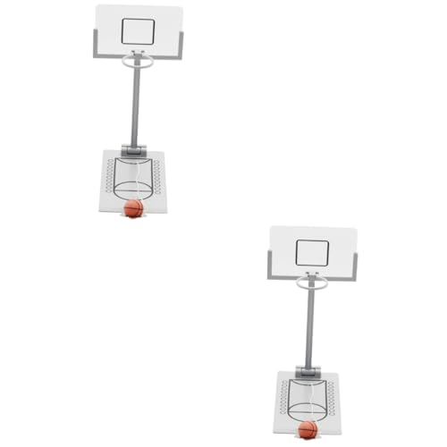 VICASKY 2 STK Fingerschießmaschine Mini Basketball Game Mini Basketball Toy Indoor-Basketballkorb für Kinder Spielzeug für Männer Mini-Basketballspielzeug Mini-Basketball-Spielzeug Falten von VICASKY