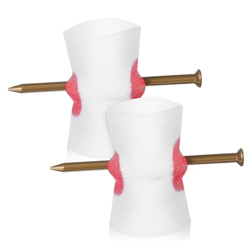 VICASKY 2er-Pack Gruselige Streichspielzeuge Realistische Blutige Nägel Durch Finger-Requisiten Halloween-Trick-Requisiten Streich-Sachen Für Partys VICASKY 2er-Pack Gruselige Streichspielzeuge Realistische Blutige Nägel Durch Finger-Requisiten Halloween-Trick-Requisiten Streich-Sachen Für Partys von VICASKY