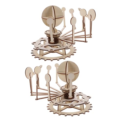 VICASKY 2 Sätze DIY Solar System Puzzle Holzplaneten Modell Kit Stem Wissenschaftsspielzeug für Lernspielzeug für Schule Zuhause Kreative Weltraum Entdeckung von VICASKY