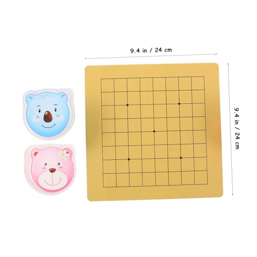 VICASKY 2 Sätze Go Spiel mit Bärenförmiger Schale und Holzbrett Tragbares Leichtes Go Brett und Doppelseitig Fördert Kognitive Fähigkeiten und Familienspaß VICASKY 2 Sätze Go Spiel mit Bärenförmiger Schale und Holzbrett Tragbares Leichtes Go Brett und Doppelseitig Fördert Kognitive Fähigkeiten und Familienspaß von VICASKY