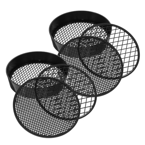 VICASKY 2 Sätze Handheld Sieve für Kunststoff für Sandspiele und Wissenschaftliche Experimente Vielseitig Einsetzbar mit Verschiedenen Maschenweiten Fördert Praktische Anwendung VICASKY 2 Sätze Handheld Sieve für Kunststoff für Sandspiele und Wissenschaftliche Experimente Vielseitig Einsetzbar mit Verschiedenen Maschenweiten Fördert Praktische Anwendung von VICASKY