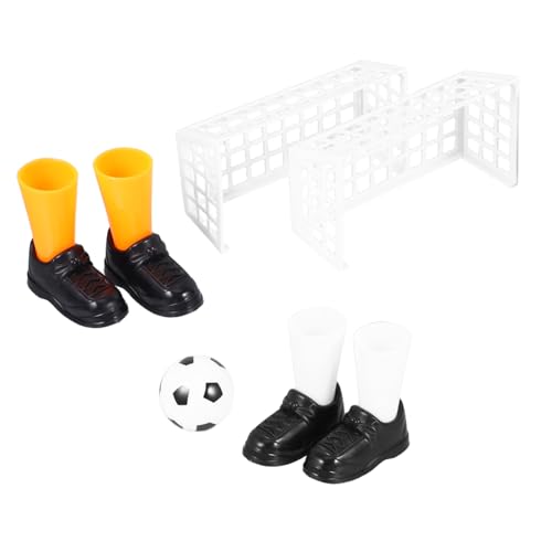 VICASKY 2 Sätze Interaktives Tischfußballspiel Mini Finger Soccer Toy aus Sicherem Fördert Hand Augen Koordination und Fingerkraft für Kindergeburtstag und Partyspaß von VICASKY