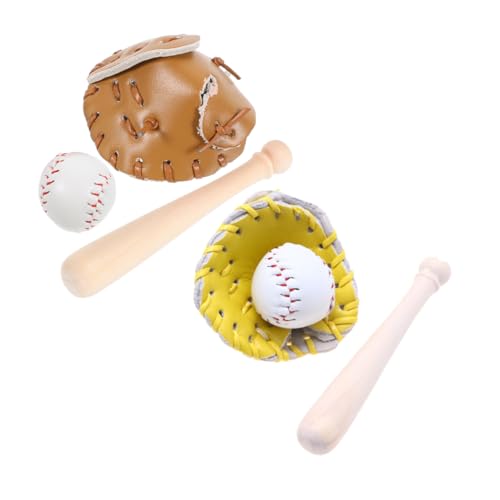 VICASKY 2 Sätze Mini Baseball und Softball Modellspielzeug Realistische Puppenhaus Sportzubehör Kindersichere Outdoor Spielzeuge für Sportliche Geburtstagsparty Dekorationen VICASKY 2 Sätze Mini Baseball und Softball Modellspielzeug Realistische Puppenhaus Sportzubehör Kindersichere Outdoor Spielzeuge für Sportliche Geburtstagsparty Dekorationen von VICASKY