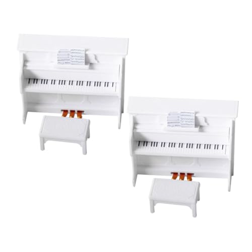 VICASKY 2 Sätze Miniatur Klavier mit Hocker Detailgetreues Aufrechtes Klavier Puppenhaus Musik Requisiten Realistische Miniatur Dekoration für Kreatives Kinderspiel und Fotografie VICASKY 2 Sätze Miniatur Klavier mit Hocker Detailgetreues Aufrechtes Klavier Puppenhaus Musik Requisiten Realistische Miniatur Dekoration für Kreatives Kinderspiel und Fotografie von VICASKY