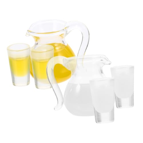 VICASKY 2 Sätze Miniatur Milch und Saftkännchen Teilig Resin Miniatur Kaffeetassen Puppenhaus Küchenzubehör Stabile und Farbenfrohe Dekoration für Puppenhaus Wohnzimmer und Schlafzimmer VICASKY 2 Sätze Miniatur Milch und Saftkännchen Teilig Resin Miniatur Kaffeetassen Puppenhaus Küchenzubehör Stabile und Farbenfrohe Dekoration für Puppenhaus Wohnzimmer und Schlafzimmer von VICASKY