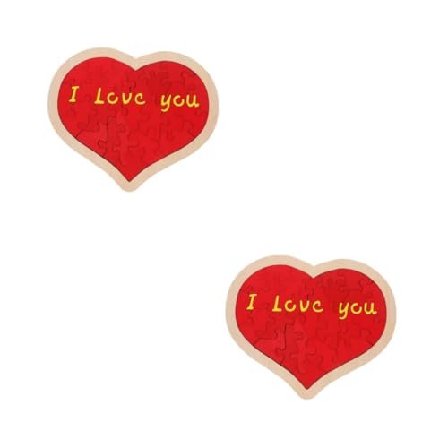 VICASKY 2 Sätze Puzzle Valentinstag Hochzeit Jahrestag Dekoration Romantisches Handliches Holzpuzzle mit Herzform für Besondere Anlässe und Kreative Geschenkideen VICASKY 2 Sätze Puzzle Valentinstag Hochzeit Jahrestag Dekoration Romantisches Handliches Holzpuzzle mit Herzform für Besondere Anlässe und Kreative Geschenkideen von VICASKY