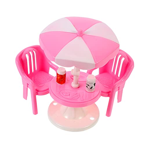 VICASKY 2sätze Mini Strandspielzeug Von Miniatur Strandmöbeln Für Puppenhäuser Inklusive Liegestühle Und Regenschirme Bunte Deko Für Kreative Spielwelten von VICASKY