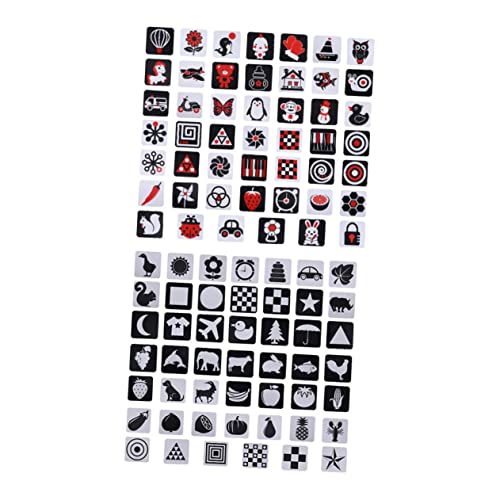 VICASKY 2 Sätze Visual Stimulation Cards Lernkarten zur Visuellen Stimulation für Neugeborene und Kleinkinder für Frühkindliche Entwicklung und Eltern Junge Mädchen Interaktion Leuchtende VICASKY 2 Sätze Visual Stimulation Cards Lernkarten zur Visuellen Stimulation für Neugeborene und Kleinkinder für Frühkindliche Entwicklung und Eltern Junge Mädchen Interaktion Leuchtende von VICASKY