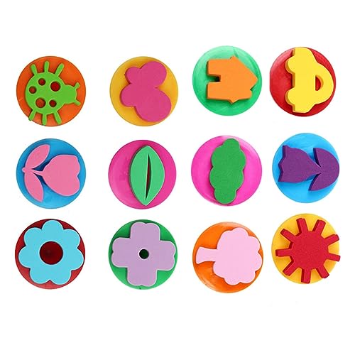 VICASKY 2 Satz 12 Stück -Graffiti-Stempel DIY Ziehwalzendichtung Lustiger Tintenstempel VICASKY 2 Satz 12 Stück -Graffiti-Stempel DIY Ziehwalzendichtung Lustiger Tintenstempel von VICASKY
