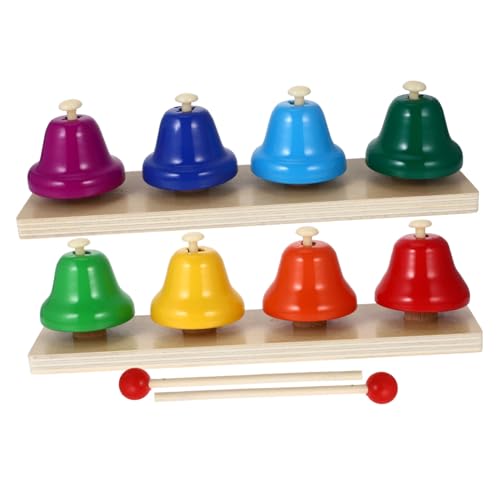VICASKY 2 Satz Musikglockenspielzeug Kindermusikinstrument Kinderinstrument Musikalisches für Kleinkinder Musikinstrumente für Musikinstrumente für Kleinkinder Holzsockel VICASKY 2 Satz Musikglockenspielzeug Kindermusikinstrument Kinderinstrument Musikalisches für Kleinkinder Musikinstrumente für Musikinstrumente für Kleinkinder Holzsockel von VICASKY