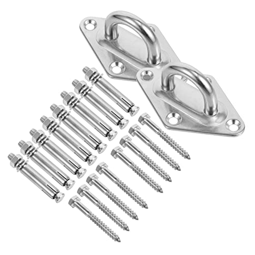 VICASKY 2 Sets Diamant Sonnensegel Schnallenaufhängung Deckenhalterung Robuste Hängematte Wandmontage Kleiderständer Schaukel Hardware Aufhängung Deckenaufhänger VICASKY 2 Sets Diamant Sonnensegel Schnallenaufhängung Deckenhalterung Robuste Hängematte Wandmontage Kleiderständer Schaukel Hardware Aufhängung Deckenaufhänger von VICASKY
