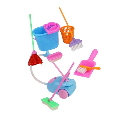 VICASKY 2 Sets Miniatur Reinigungswerkzeuge Für ädchen Zufälligen Farben Putzset Für Puppen Mit 9 Teilen Ideal Für Rollenspiele Und Kreative Aktivitäten VICASKY 2 Sets Miniatur Reinigungswerkzeuge Für ädchen Zufälligen Farben Putzset Für Puppen Mit 9 Teilen Ideal Für Rollenspiele Und Kreative Aktivitäten von VICASKY