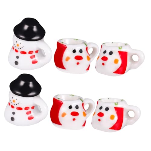 VICASKY 2 Sets Miniatur Teekanne Puppenhaus Mini Dekoration Miniatur Teekanne Aus Porzellan Küchendekor VICASKY 2 Sets Miniatur Teekanne Puppenhaus Mini Dekoration Miniatur Teekanne Aus Porzellan Küchendekor von VICASKY