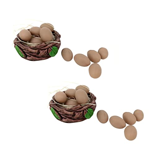 VICASKY 2 Sets 16 Maßstab Miniatur Nest Schmuck Puppe Spielzeug Für Miniatur Möbel von VICASKY