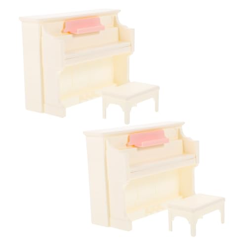 VICASKY 2 Sets Puppenhaus Klavier Kinderklavier Kinderklavier Puppenhausmöbel Klavier Für Miniatur Hausmöbel Miniatur Puppenhausmöbel Mini Hausmöbel Kunststoff Beige VICASKY 2 Sets Puppenhaus Klavier Kinderklavier Kinderklavier Puppenhausmöbel Klavier Für Miniatur Hausmöbel Miniatur Puppenhausmöbel Mini Hausmöbel Kunststoff Beige von VICASKY