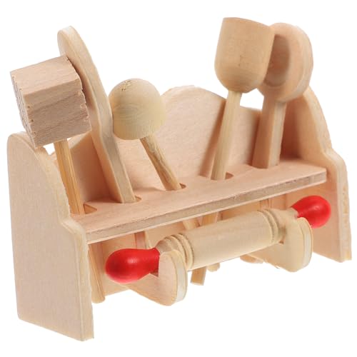 VICASKY 2 Sets Puppenhaus Küchengeschirr Küchenutensilien Spielzeughaus Kleines Kleines Minispielzeug Winzige Häuser Kinderspielzeug Winzige Häuser Miniaturspielzeug Minihaus von VICASKY