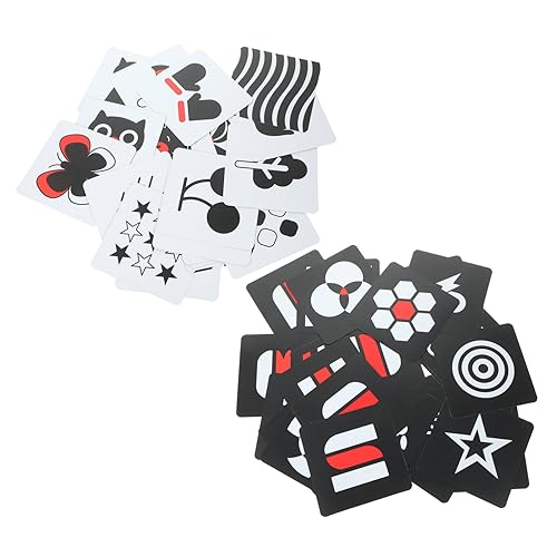 VICASKY 2 Sets Trainingskarte Babyspielzeug Kontrastreiches Babyspielzeug Für Neugeborene Aktivitätskarten Lernspielzeug 0 6 Monate Neugeborenenspielzeug Papier VICASKY 2 Sets Trainingskarte Babyspielzeug Kontrastreiches Babyspielzeug Für Neugeborene Aktivitätskarten Lernspielzeug 0 6 Monate Neugeborenenspielzeug Papier von VICASKY
