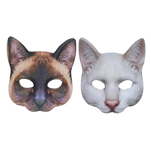 VICASKY Eva Stoffmaterial Katze Unisex Festliches 2-teiliges Set Für Halloween-rollenspiele VICASKY Eva Stoffmaterial Katze Unisex Festliches 2-teiliges Set Für Halloween-rollenspiele von VICASKY