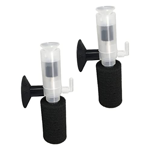 VICASKY 2 Stück Aquarium Filter Unterwasser Luftfilter für Kleine Aquarien Installieren Effektive Biologische Filterung für Gesunde Fische und Garnelen Langlebig und Leicht zu Reinigen VICASKY 2 Stück Aquarium Filter Unterwasser Luftfilter für Kleine Aquarien Installieren Effektive Biologische Filterung für Gesunde Fische und Garnelen Langlebig und Leicht zu Reinigen von VICASKY