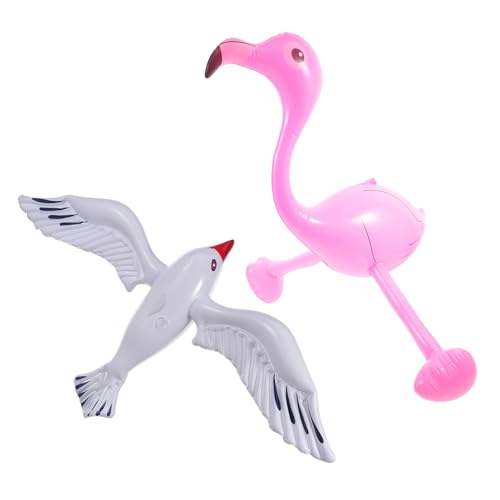 VICASKY 2 Stück Aufblasbare Meeresvögel Poolspielzeug Flamingo und Seeschwalbe Schwimmtier für Strandparty Wasserspaß Außenbereich Wiederverwendbar Langlebig VICASKY 2 Stück Aufblasbare Meeresvögel Poolspielzeug Flamingo und Seeschwalbe Schwimmtier für Strandparty Wasserspaß Außenbereich Wiederverwendbar Langlebig von VICASKY