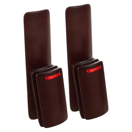 VICASKY 2 Stück Bambus-Allegro Musikinstrument für pädagogische Musikinstrumente Partygeschenke im Klassenzimmer Rhythmus-Klappbrett Chinesische Handpercussion Handklöppel Brown VICASKY 2 Stück Bambus-Allegro Musikinstrument für pädagogische Musikinstrumente Partygeschenke im Klassenzimmer Rhythmus-Klappbrett Chinesische Handpercussion Handklöppel Brown von VICASKY