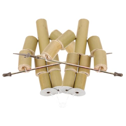 VICASKY 2 Stück Bambuspuppen Spielset Interaktives Tischspiel für Handgemachtes Puppenspielzeug Pädagogisches Bambusspielzeug für Harmonisches mit Freunden und Familie VICASKY 2 Stück Bambuspuppen Spielset Interaktives Tischspiel für Handgemachtes Puppenspielzeug Pädagogisches Bambusspielzeug für Harmonisches mit Freunden und Familie von VICASKY
