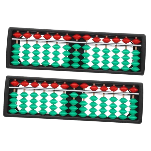 VICASKY 2 Stück Beads Kunststoff Rechentafel für Schüler Langlebiges Material Leicht Tragbar Multifunktionales Rechenwerkzeug für Schule Büro und Zuhause Chinesisches Design Pädagogisch VICASKY 2 Stück Beads Kunststoff Rechentafel für Schüler Langlebiges Material Leicht Tragbar Multifunktionales Rechenwerkzeug für Schule Büro und Zuhause Chinesisches Design Pädagogisch von VICASKY