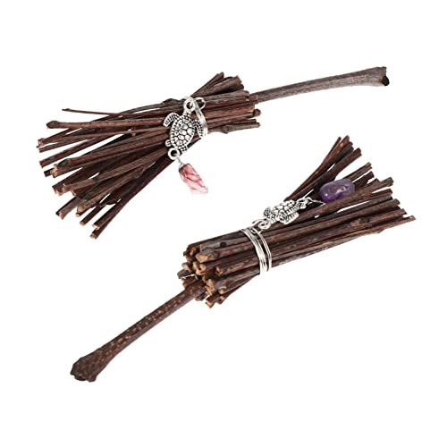 VICASKY 2 Stück Besenanhänger Kostüm Halloween Hängende Fledermäuse Halloween Zuhause Einzigartiger Anhänger Halloween Tisch Hochzeitsbesen Dekorationen Halloween VICASKY 2 Stück Besenanhänger Kostüm Halloween Hängende Fledermäuse Halloween Zuhause Einzigartiger Anhänger Halloween Tisch Hochzeitsbesen Dekorationen Halloween von VICASKY