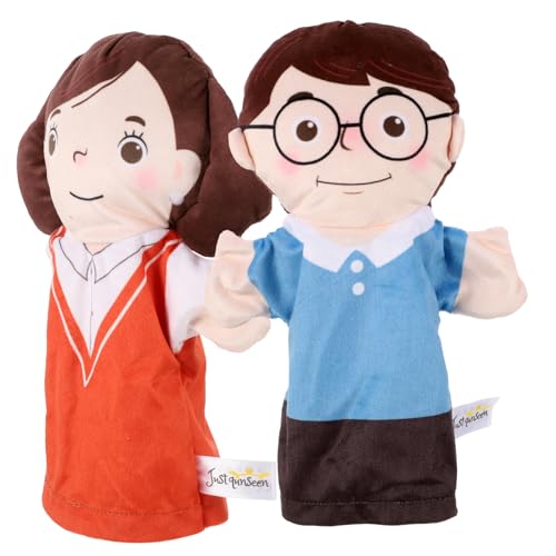 VICASKY 2 Stück Charakter Handpuppen Familien Handpuppen Puppen Handpuppe Zum Geschichtenerzählen Geschichtenerzählpuppen Kinderhände Die Marionetten Dekorative Figur Puppe von VICASKY