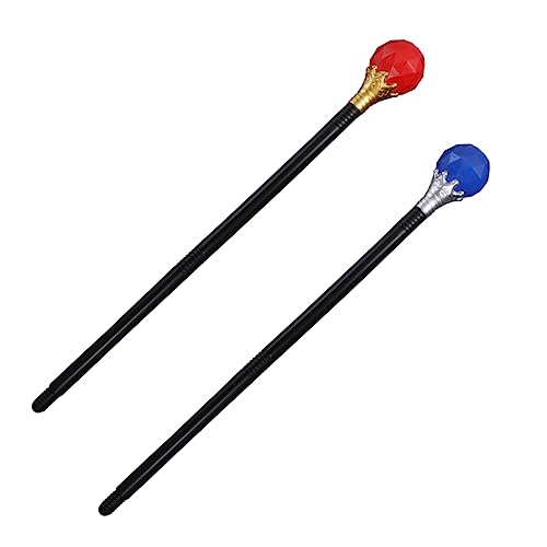 VICASKY 2 Stück Cosplay-Stock Halloween-Zuckerrohr-Requisite Halloween-Partygeschenk Kostüm Zubehör Halloween Party Halloween Plastikstab Zauberstab Requisiten rot VICASKY 2 Stück Cosplay-Stock Halloween-Zuckerrohr-Requisite Halloween-Partygeschenk Kostüm Zubehör Halloween Party Halloween Plastikstab Zauberstab Requisiten rot von VICASKY