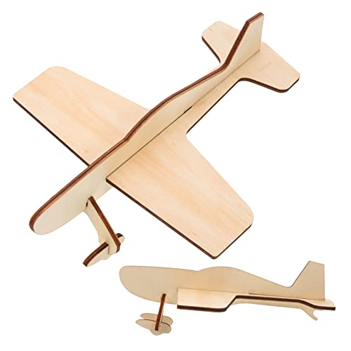 VICASKY 2 Stück DIY- aus Holz bastelset basteln für Puzzle für Montagespielzeug Model Planes 3D-Puzzles für Kinderspielzeug aus Holz zum Zusammenbauen VICASKY 2 Stück DIY- aus Holz bastelset basteln für Puzzle für Montagespielzeug Model Planes 3D-Puzzles für Kinderspielzeug aus Holz zum Zusammenbauen von VICASKY