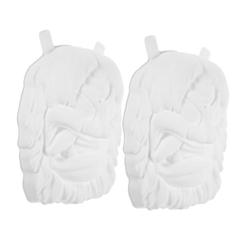 VICASKY 2 Stück Diy Masken Unbemalte Masken zum Ausmalen Kreative Bastelmasken für Erwachsene für Karneval Halloween und Festlichkeiten VICASKY 2 Stück Diy Masken Unbemalte Masken zum Ausmalen Kreative Bastelmasken für Erwachsene für Karneval Halloween und Festlichkeiten von VICASKY