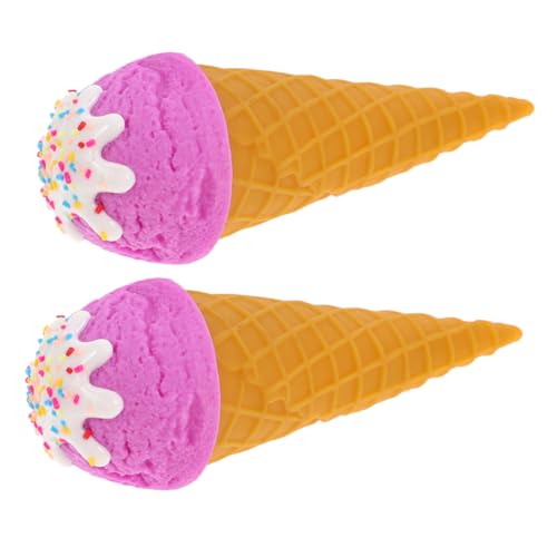 VICASKY 2 Stück Eismodell Simulationskuchenmodell Schokoladenmodell Requisiten Für Eiscreme-displays Kuchen-Display-Modell Simulation Essen Dessert Eiswaffel Modell Einer Eistüte VICASKY 2 Stück Eismodell Simulationskuchenmodell Schokoladenmodell Requisiten Für Eiscreme-displays Kuchen-Display-Modell Simulation Essen Dessert Eiswaffel Modell Einer Eistüte von VICASKY