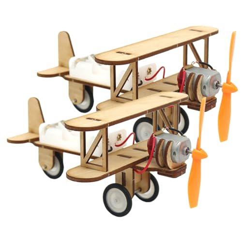 VICASKY 2 Stück Elektrische Rollflugzeuge Flugzeugmodell handgefertigtes Flugzeug Handwerk Bauen Bauen Modell zusammen Holz Zufällige Farbe VICASKY 2 Stück Elektrische Rollflugzeuge Flugzeugmodell handgefertigtes Flugzeug Handwerk Bauen Bauen Modell zusammen Holz Zufällige Farbe von VICASKY