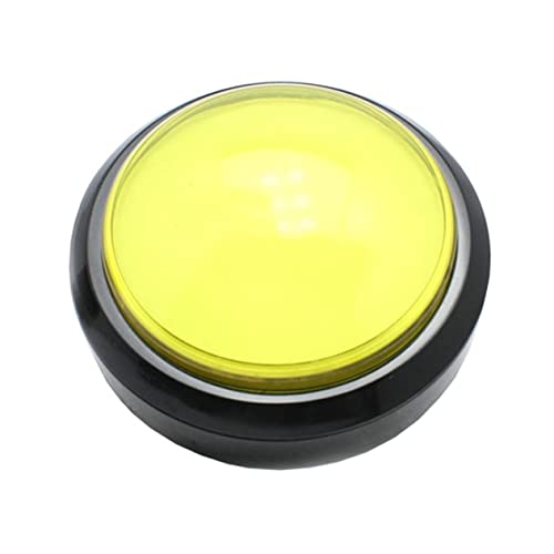 VICASKY 2 Stück Elektronischer Antwortknopf für Spiele ohne Batterie Rot Gelb Mit Fußschaltern und LED Lichtern für Lernspiele und Kreative Aktivitäten Zufällige Farbe Zufällige Farbe von VICASKY