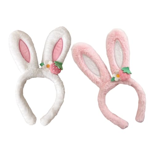 VICASKY Ohren-stirnband Für Damen Lustiges Stirnband Plüsch-haarband Mit Hasenohr-design Cosplay-accessoire VICASKY Ohren-stirnband Für Damen Lustiges Stirnband Plüsch-haarband Mit Hasenohr-design Cosplay-accessoire von VICASKY