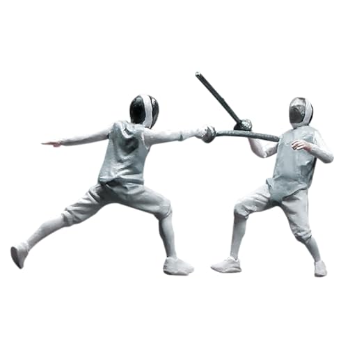 VICASKY Figuren Menschen 2 Stück Bemalte Mini-fechten Spielzeug 1/64 Miniatur-fechten Dekorationen Für Sammler VICASKY Figuren Menschen 2 Stück Bemalte Mini-fechten Spielzeug 1/64 Miniatur-fechten Dekorationen Für Sammler von VICASKY